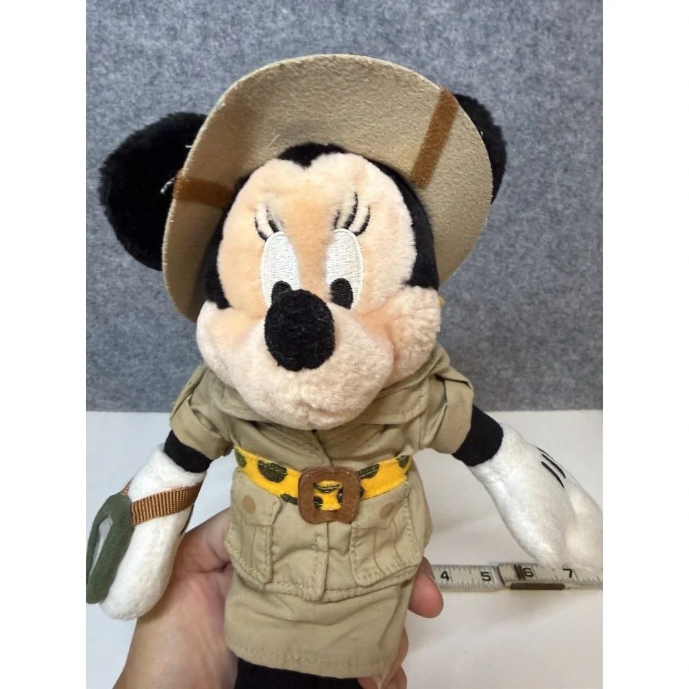 Disney Parks Minnie Mouse Safari Explorer Plush 11